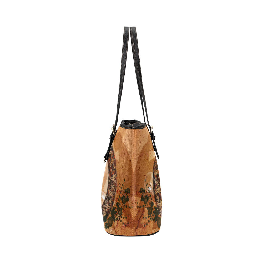 Dancing Leather Tote Bag/Large (Model 1651)