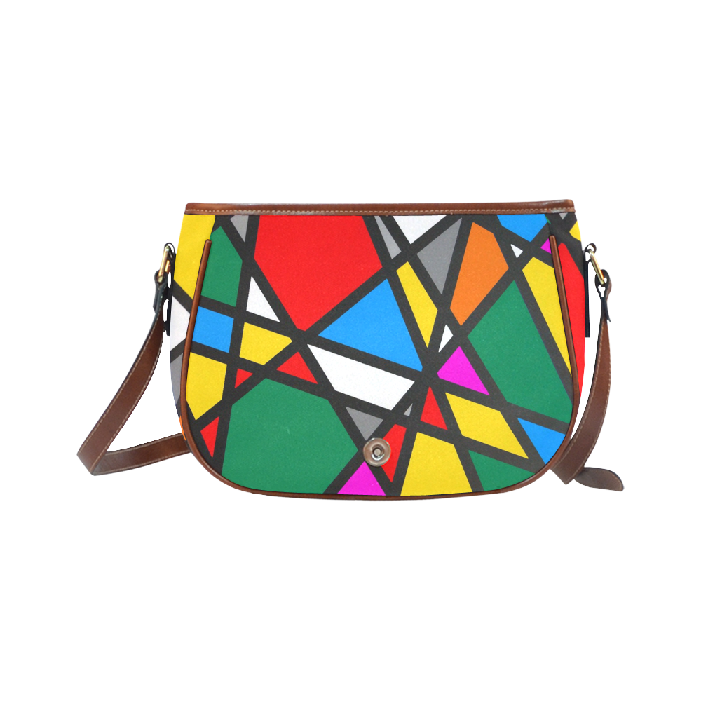 Pattern Mirror by Nico Bielow Saddle Bag/Small (Model 1649) Full Customization