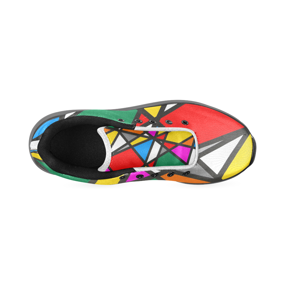 Pattern Mirror by Nico Bielow Men’s Running Shoes (Model 020)