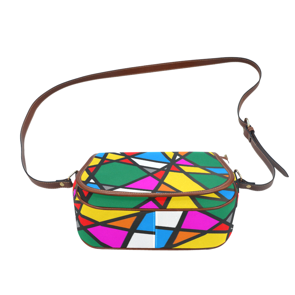 Pattern Mirror by Nico Bielow Saddle Bag/Small (Model 1649) Full Customization