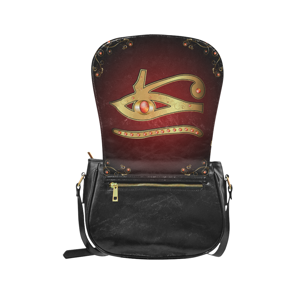 The all seeing eye Classic Saddle Bag/Large (Model 1648)