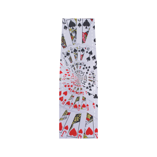 Casino Poker Cards Royal Flush Spiral Droste Saddle Bag/Large (Model 1649)