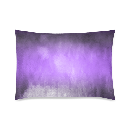 Purple Cell Custom Zippered Pillow Case 20"x30"(Twin Sides)