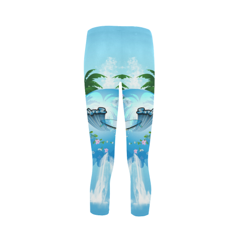 Summer sport, surfing Capri Legging (Model L02)