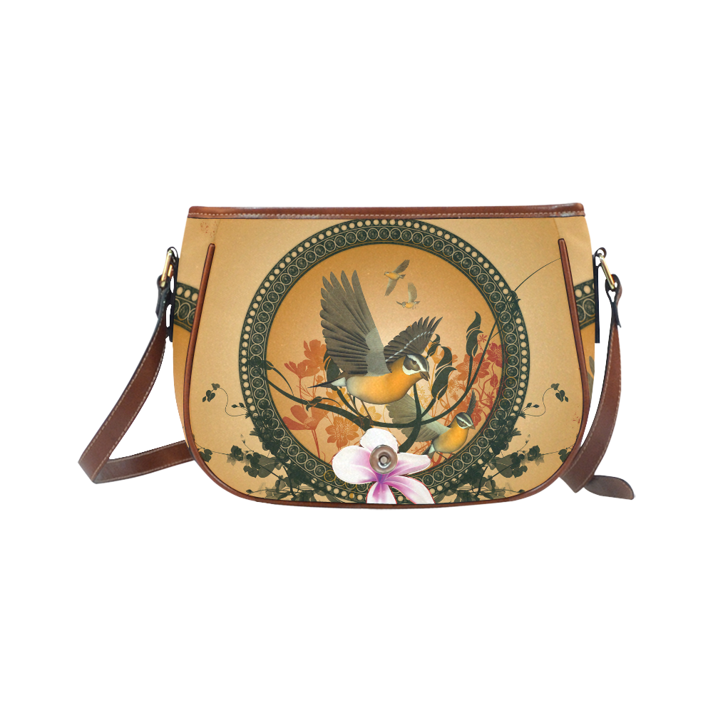 Birds Saddle Bag/Small (Model 1649) Full Customization
