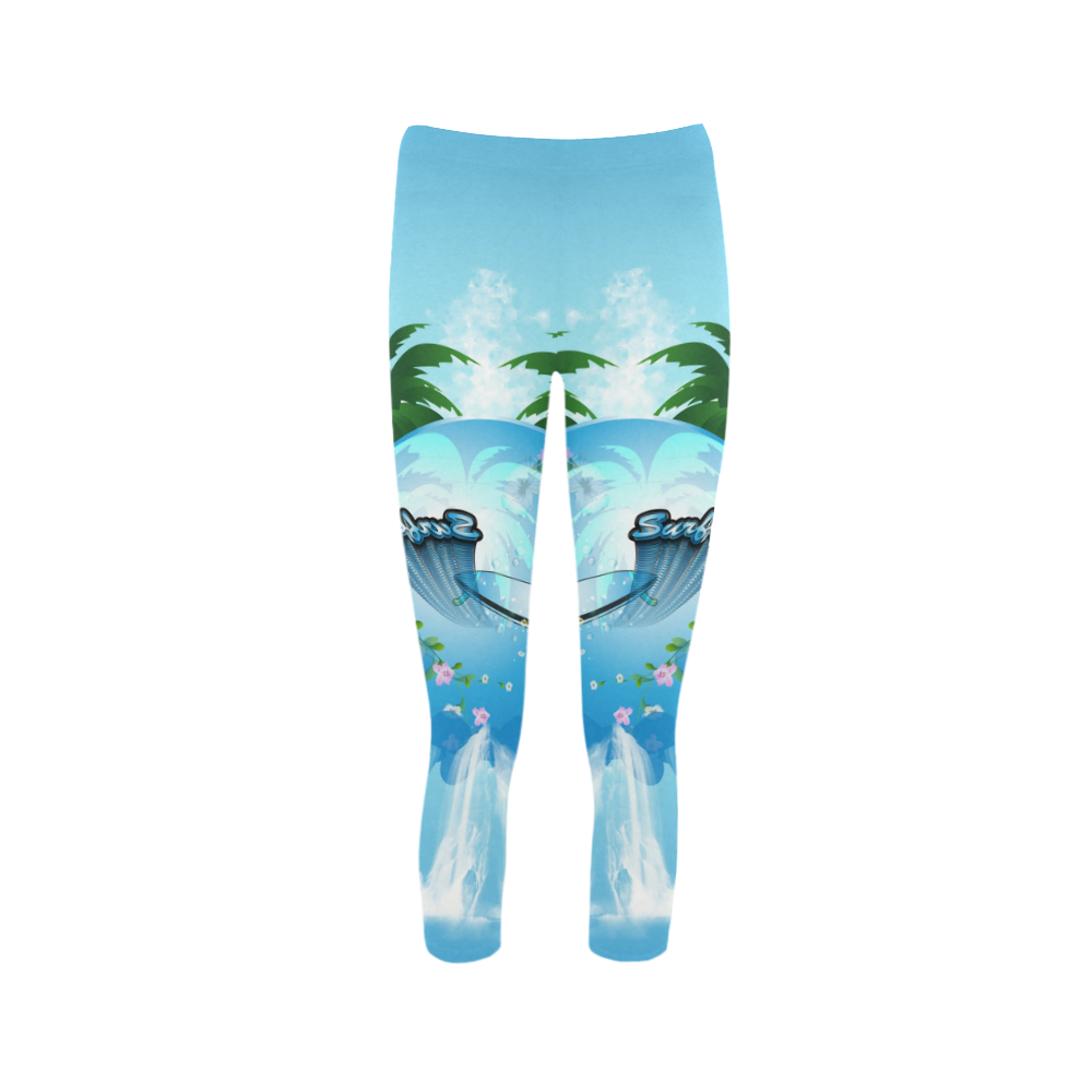Summer sport, surfing Capri Legging (Model L02)