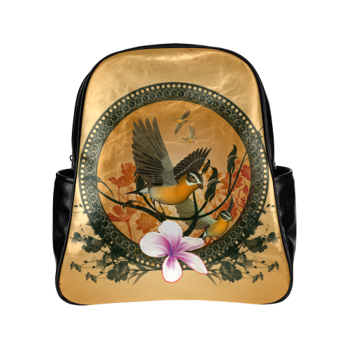 Songbirds Multi-Pockets Backpack (Model 1636)