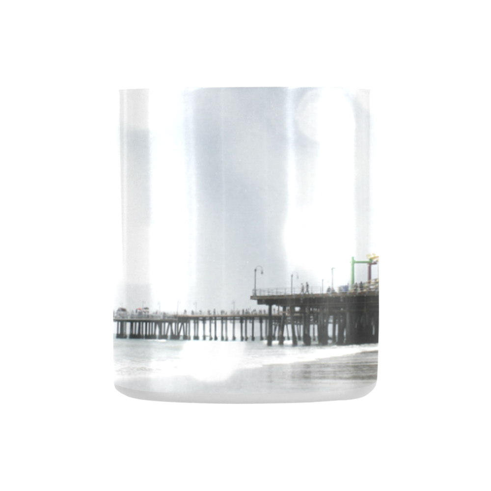 Sparkling Grey Santa Monica Pier Classic Insulated Mug(10.3OZ)