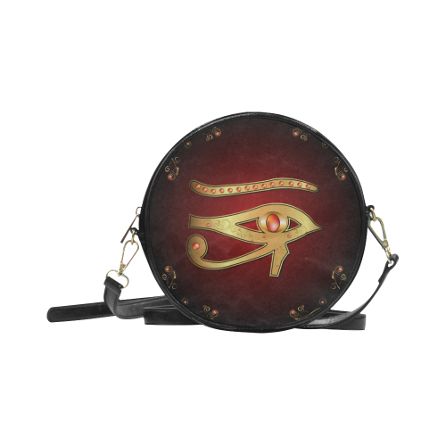 The all seeing eye Round Sling Bag (Model 1647)