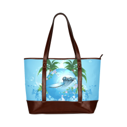 Summer sport, surfing Tote Handbag (Model 1642)