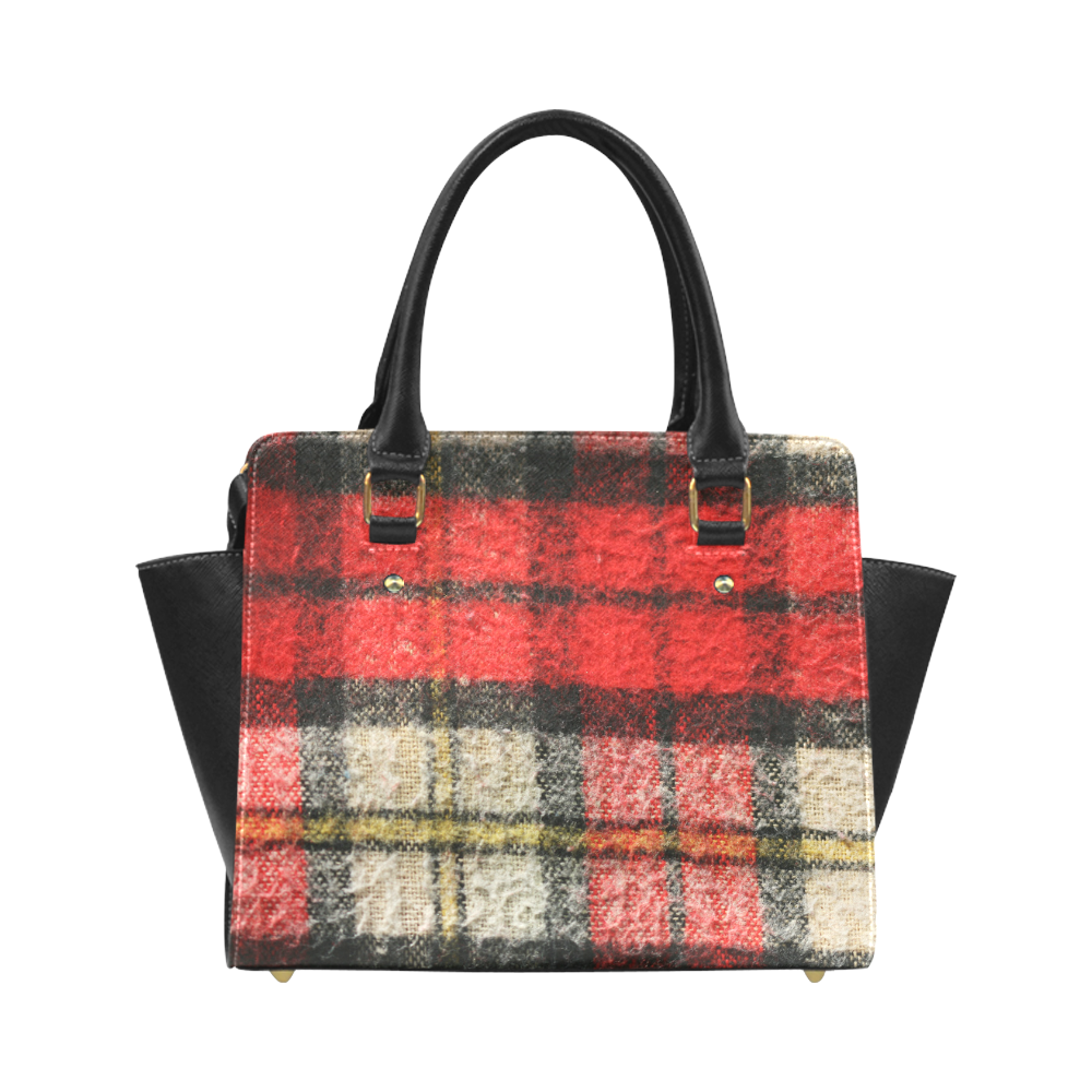 Red Tartan Classic Shoulder Handbag (Model 1653) | ID: D254705