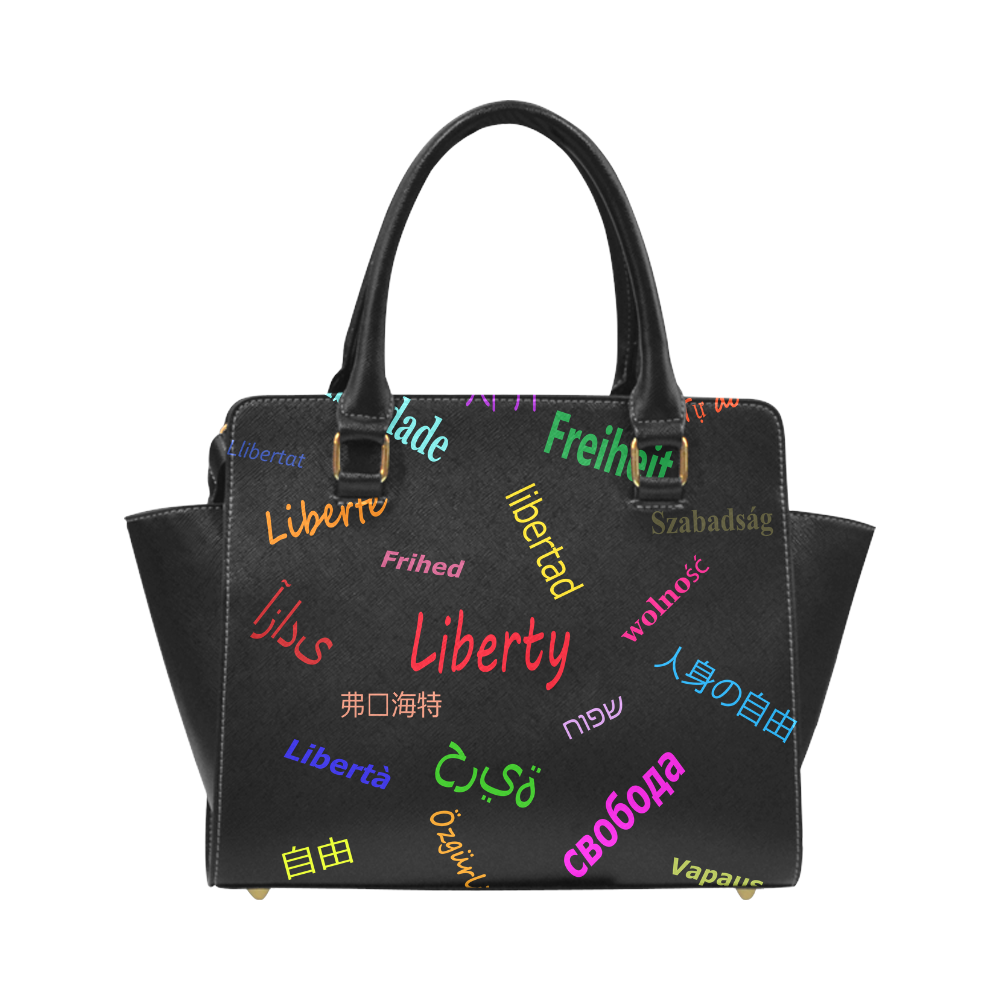 Freedom in several languages Classic Shoulder Handbag (Model 1653)