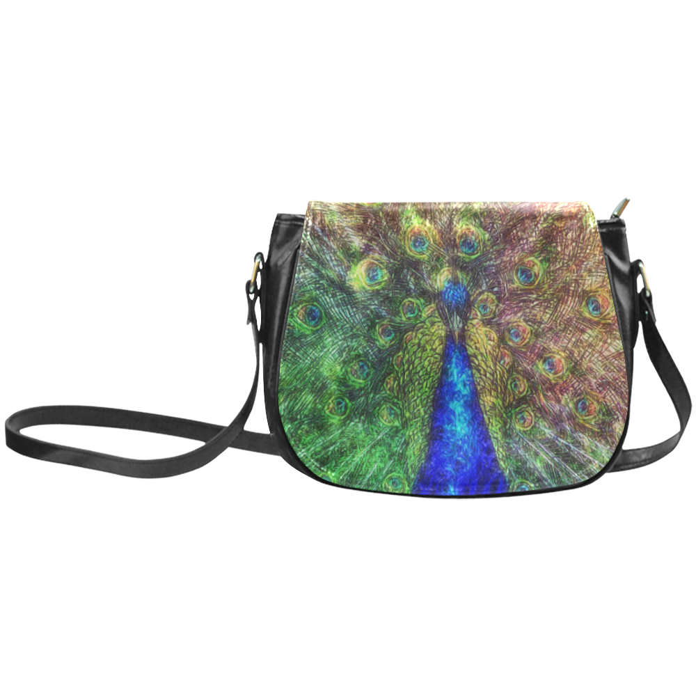 peacock Classic Saddle Bag/Small (Model 1648)