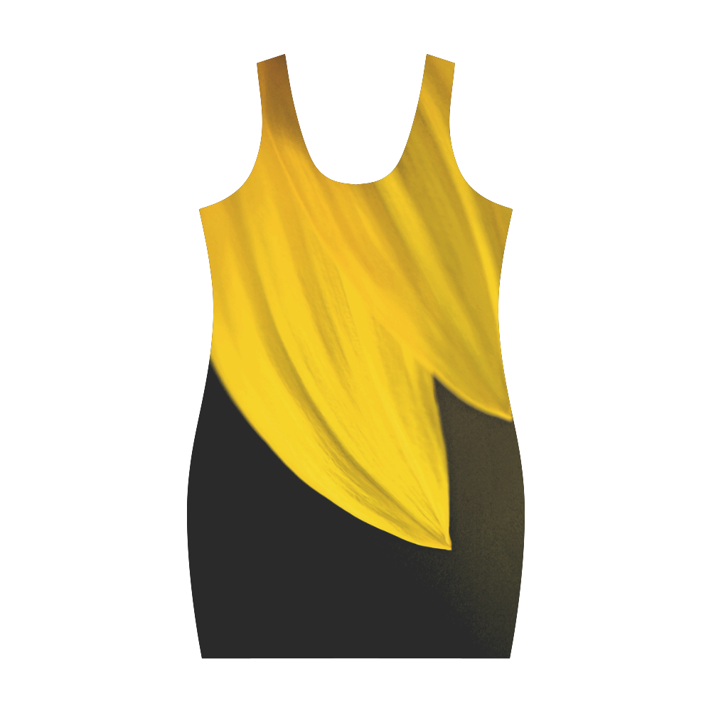 Yellow petal Medea Vest Dress (Model D06)