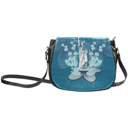 Statue of liberty Classic Saddle Bag/Small (Model 1648)