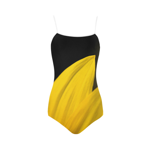 Yellow and black Strap Swimsuit ( Model S05)