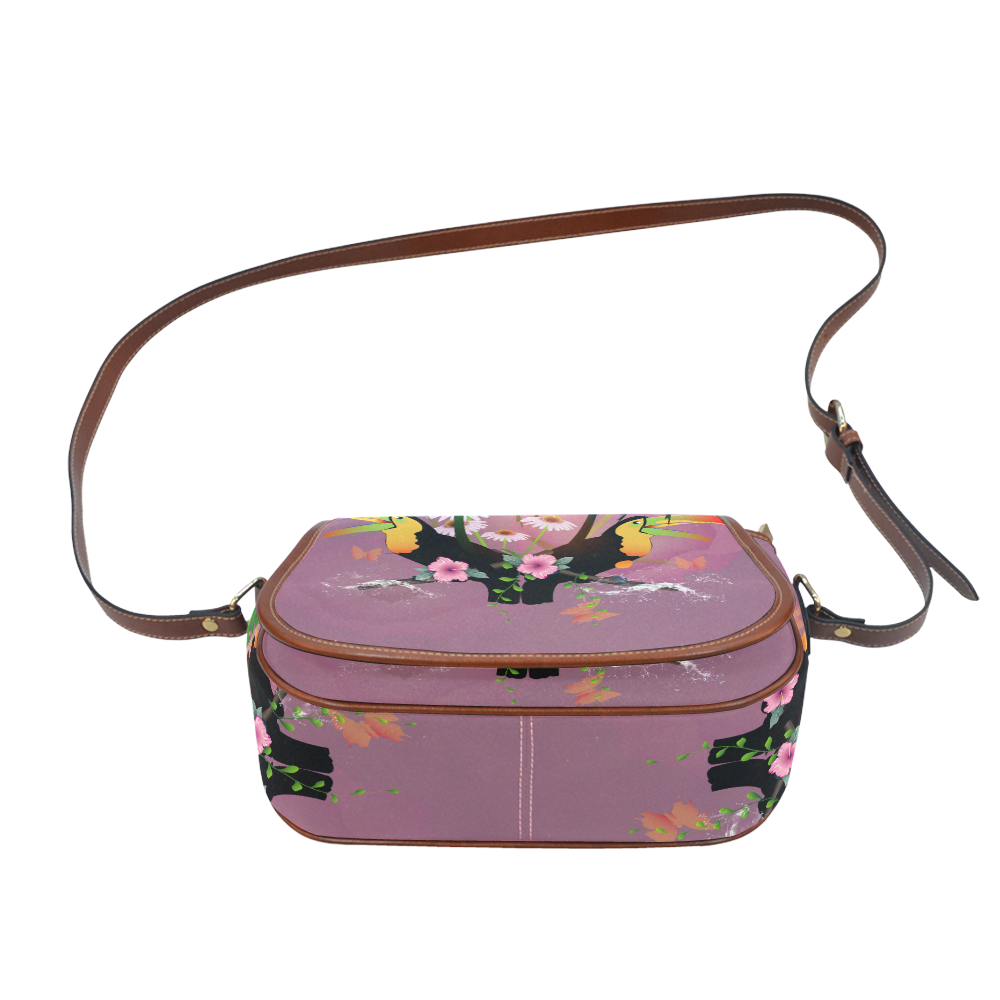 Toucan Saddle Bag/Small (Model 1649) Full Customization