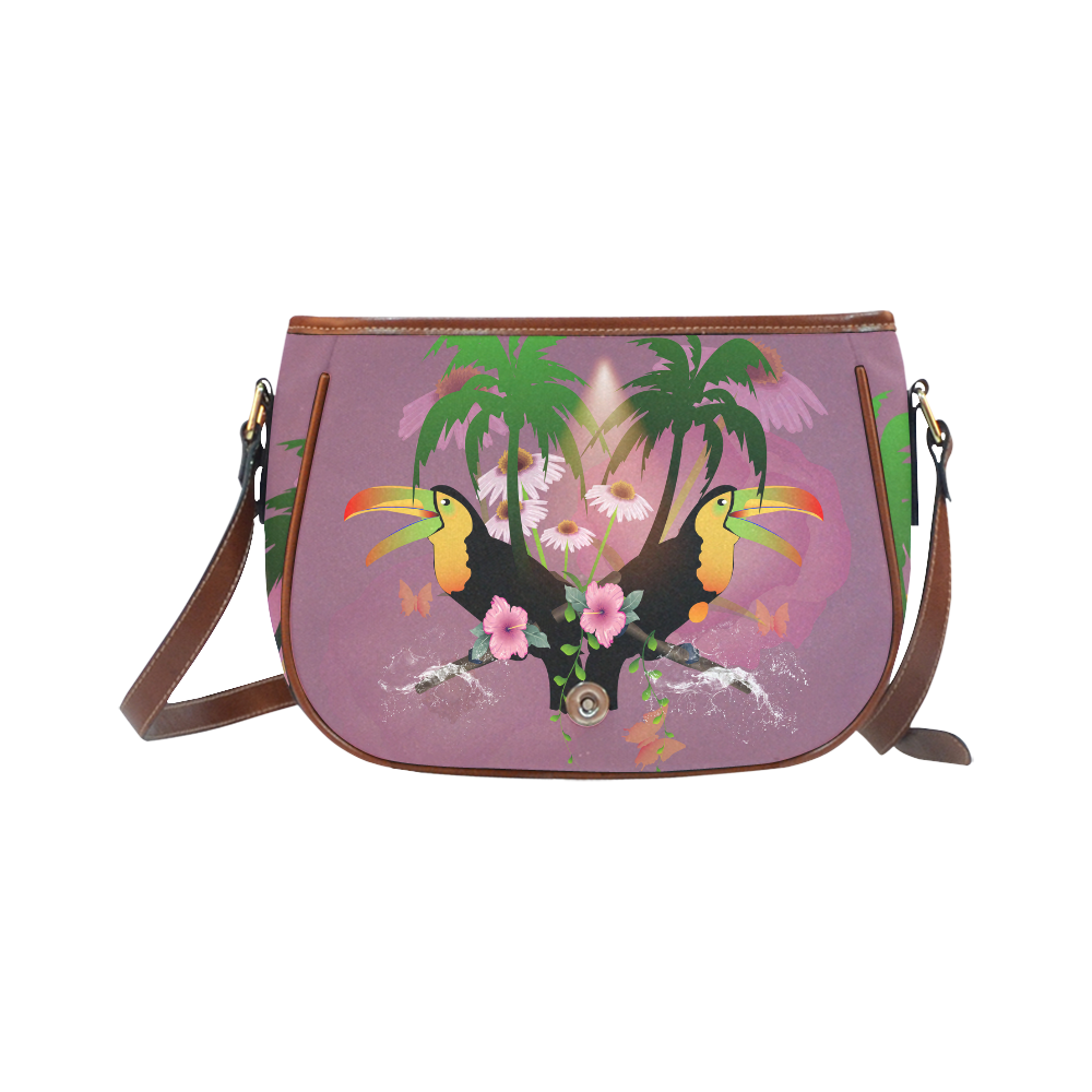 Toucan Saddle Bag/Small (Model 1649) Full Customization