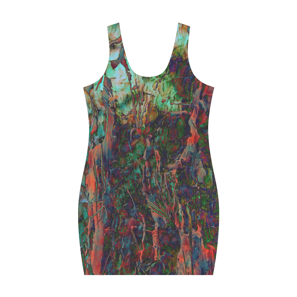 abstract Medea Vest Dress (Model D06)