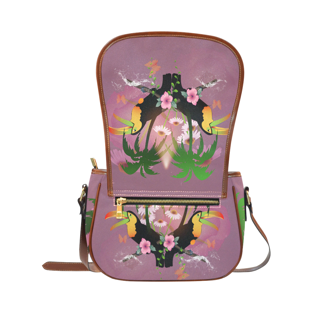 Toucan Saddle Bag/Small (Model 1649) Full Customization