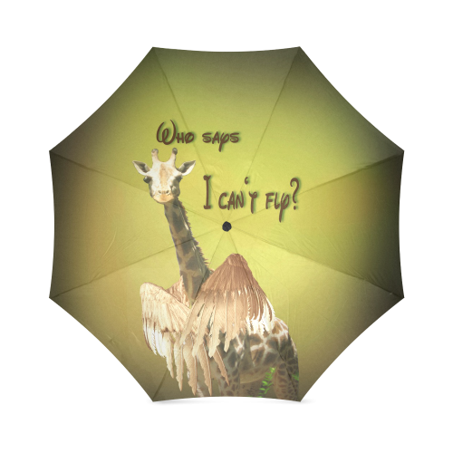 The flying giraffe Foldable Umbrella (Model U01)