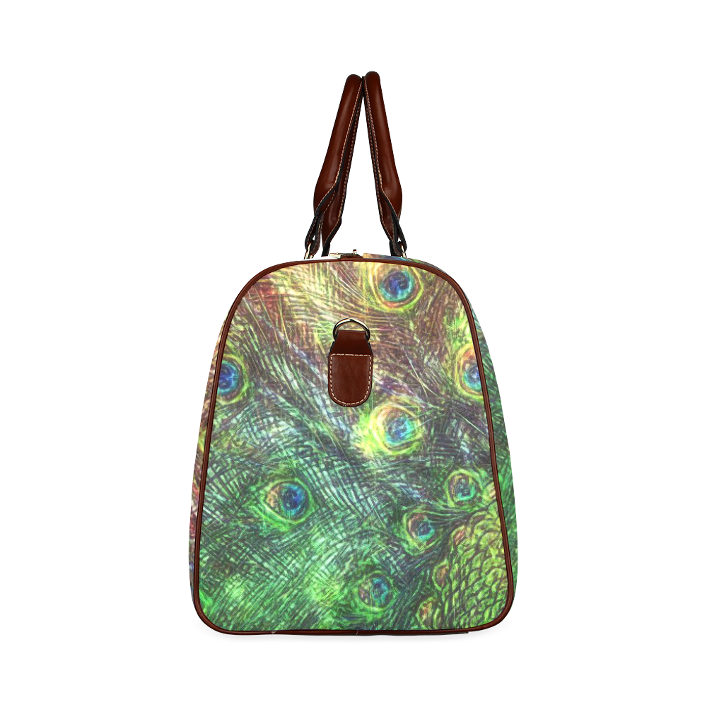 peacock Waterproof Travel Bag/Large (Model 1639)