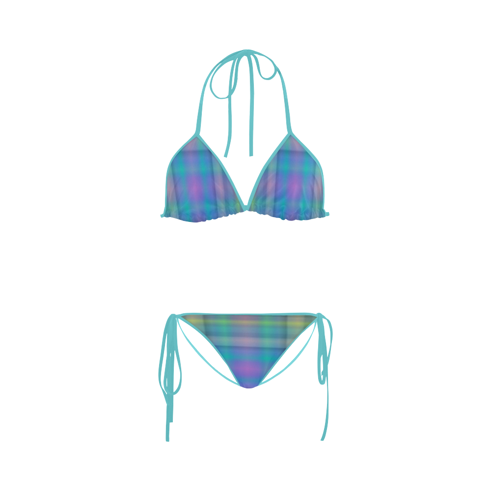 plaid 4 Custom Bikini Swimsuit