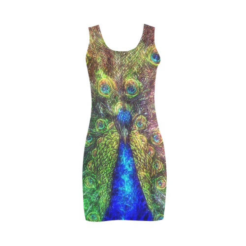 peacock Medea Vest Dress (Model D06)