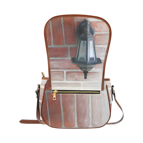 Lamp, Red Brick Saddle Bag/Large (Model 1649)