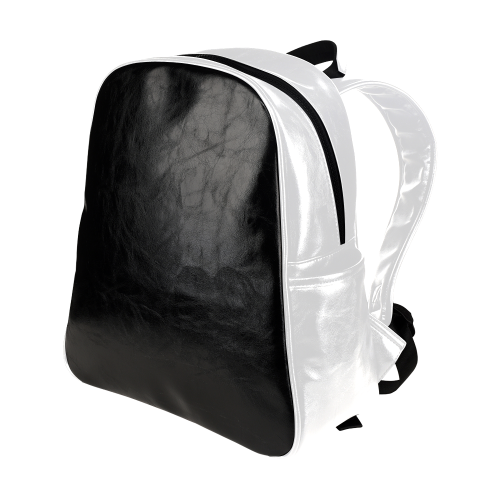 black and white 2 Multi-Pockets Backpack (Model 1636)