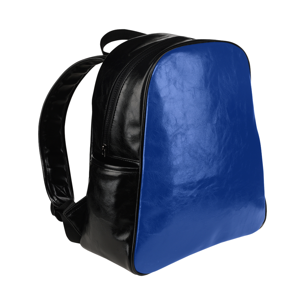 blue and black 2 Multi-Pockets Backpack (Model 1636)