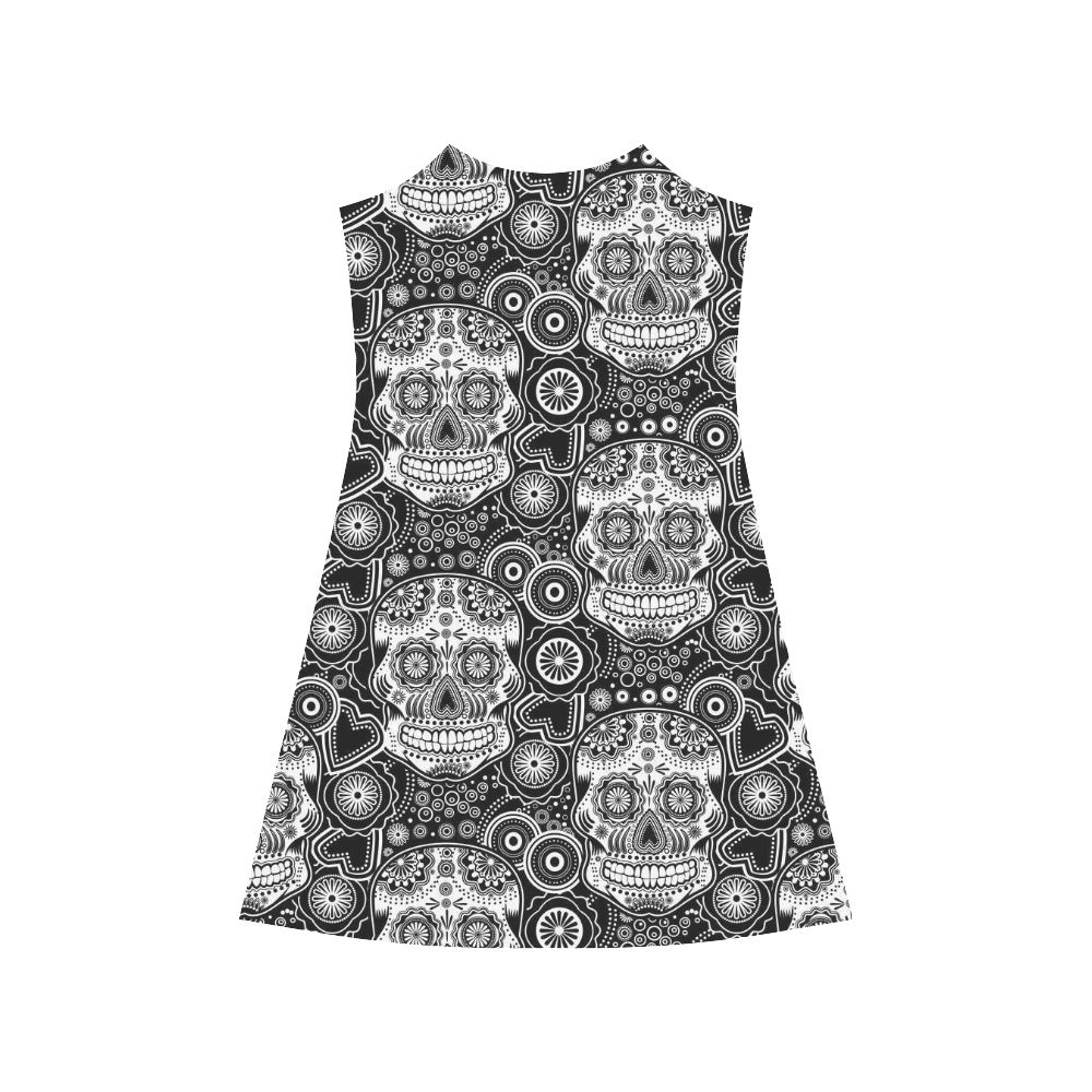 sugar skull Alcestis Slip Dress (Model D05)