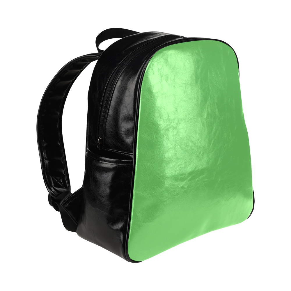 black and green Multi-Pockets Backpack (Model 1636)