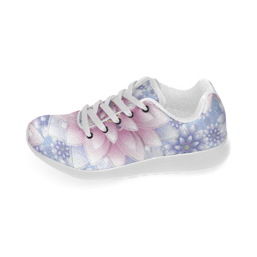 ornaments pink+blue Women’s Running Shoes (Model 020)