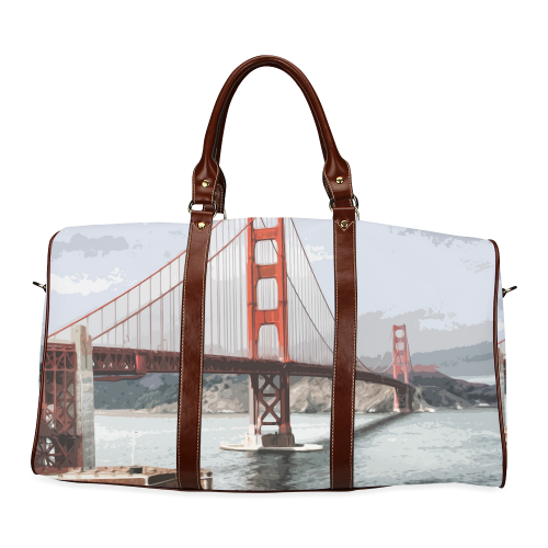 Golden_Gate_Bridge_2015_0410 Waterproof Travel Bag/Small (Model 1639)