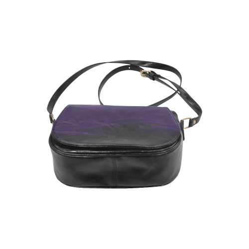 deep purple Classic Saddle Bag/Small (Model 1648)