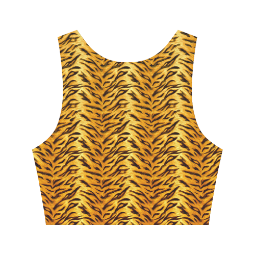 Tiger Women's Crop Top (Model T42)