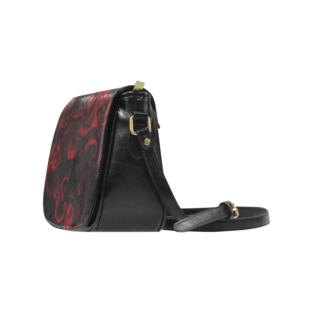 red smoke Classic Saddle Bag/Small (Model 1648)