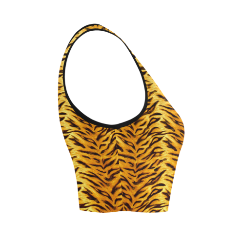 Tiger Women's Crop Top (Model T42)