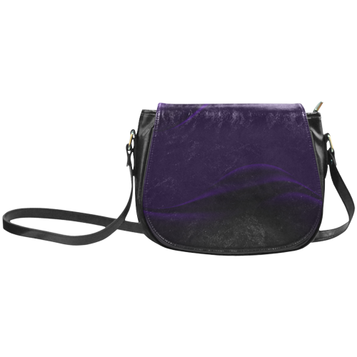 deep purple Classic Saddle Bag/Small (Model 1648)