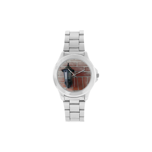 Lamp, red brick Unisex Stainless Steel Watch(Model 103)