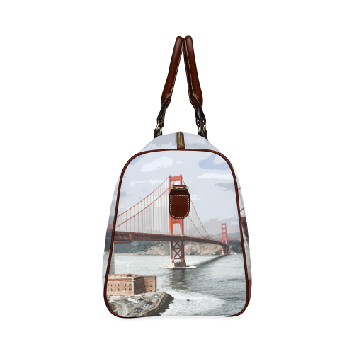 Golden_Gate_Bridge_2015_0410 Waterproof Travel Bag/Small (Model 1639)