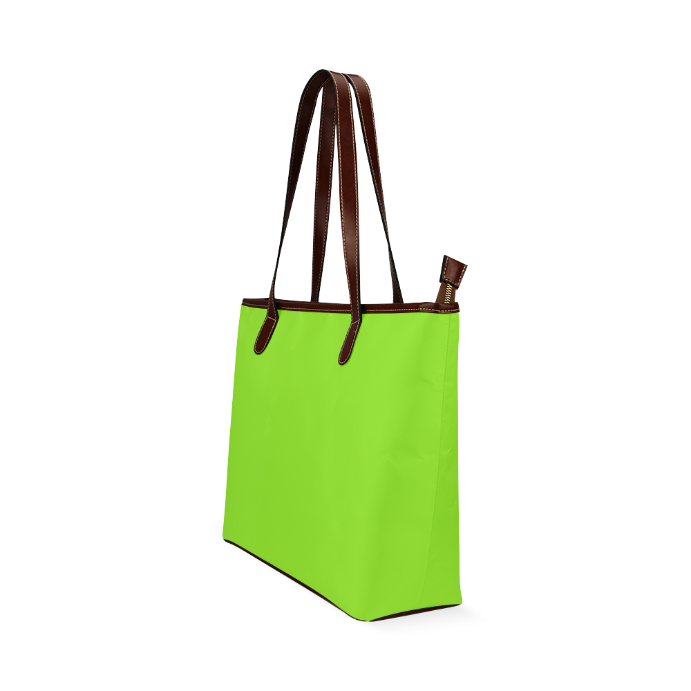 neon green Shoulder Tote Bag (Model 1646)