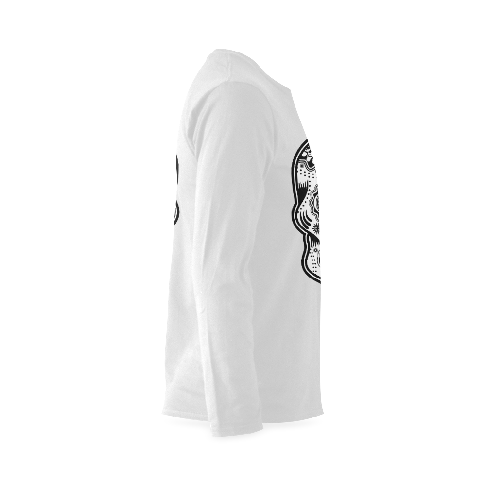sugar skull Sunny Men's T-shirt (long-sleeve) (Model T08)