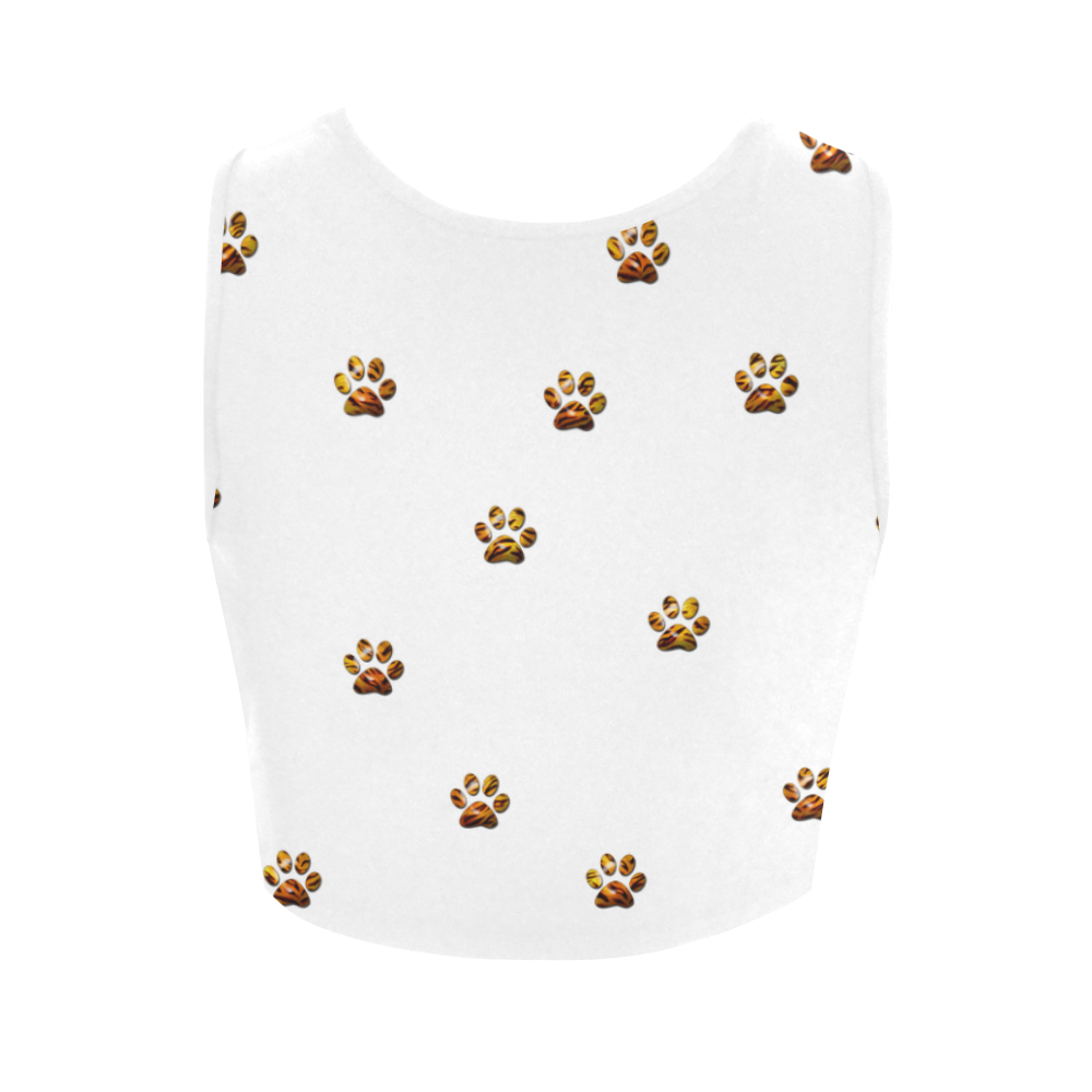 Tiger Paw Women's Crop Top (Model T42)