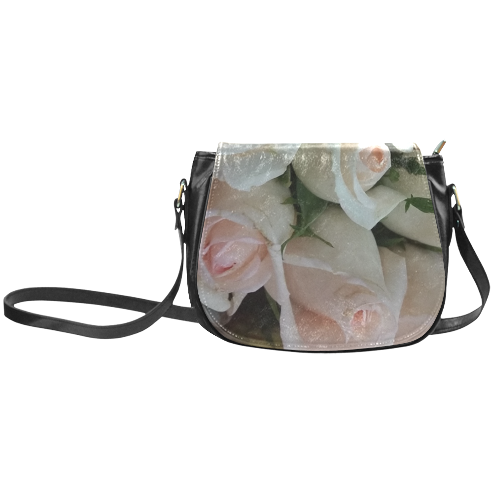 Vintage Roses Classic Saddle Bag/Small (Model 1648)