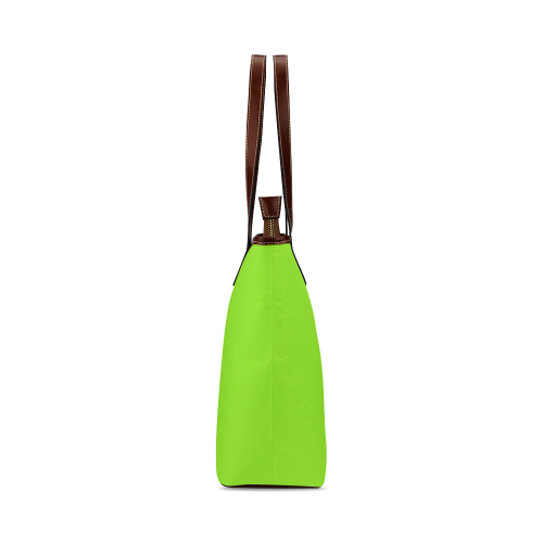 neon green Shoulder Tote Bag (Model 1646)
