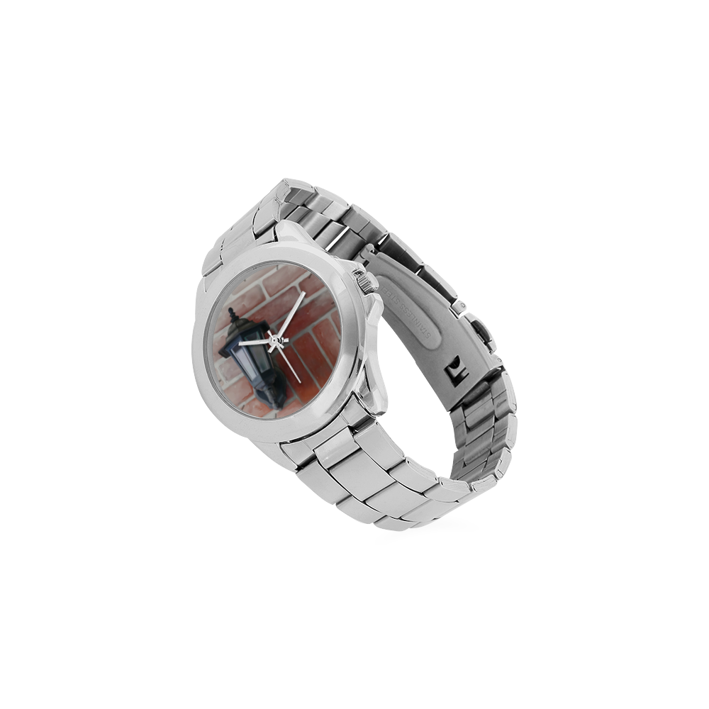 Lamp, red brick Unisex Stainless Steel Watch(Model 103)