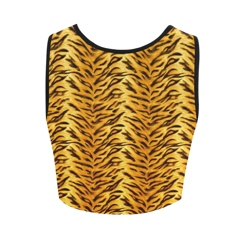 Tiger Women's Crop Top (Model T42)