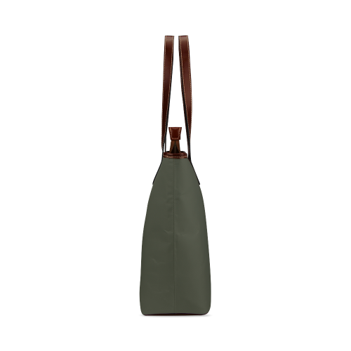 olive green 2 Shoulder Tote Bag (Model 1646)